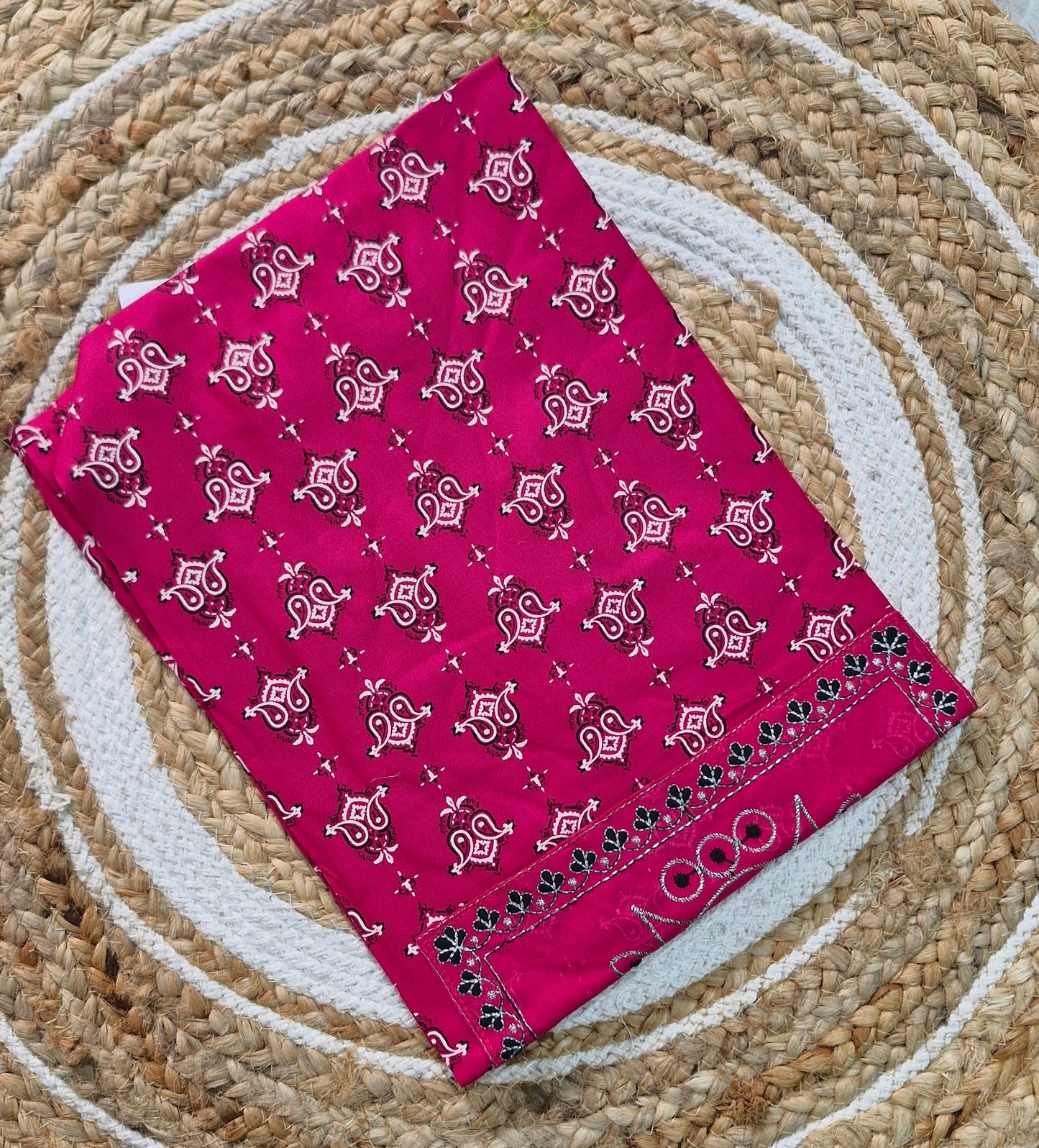Embroidery Kolam Design Kurti