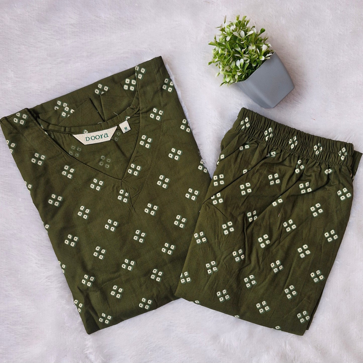 Regular Wear Cotton Co-ord Set