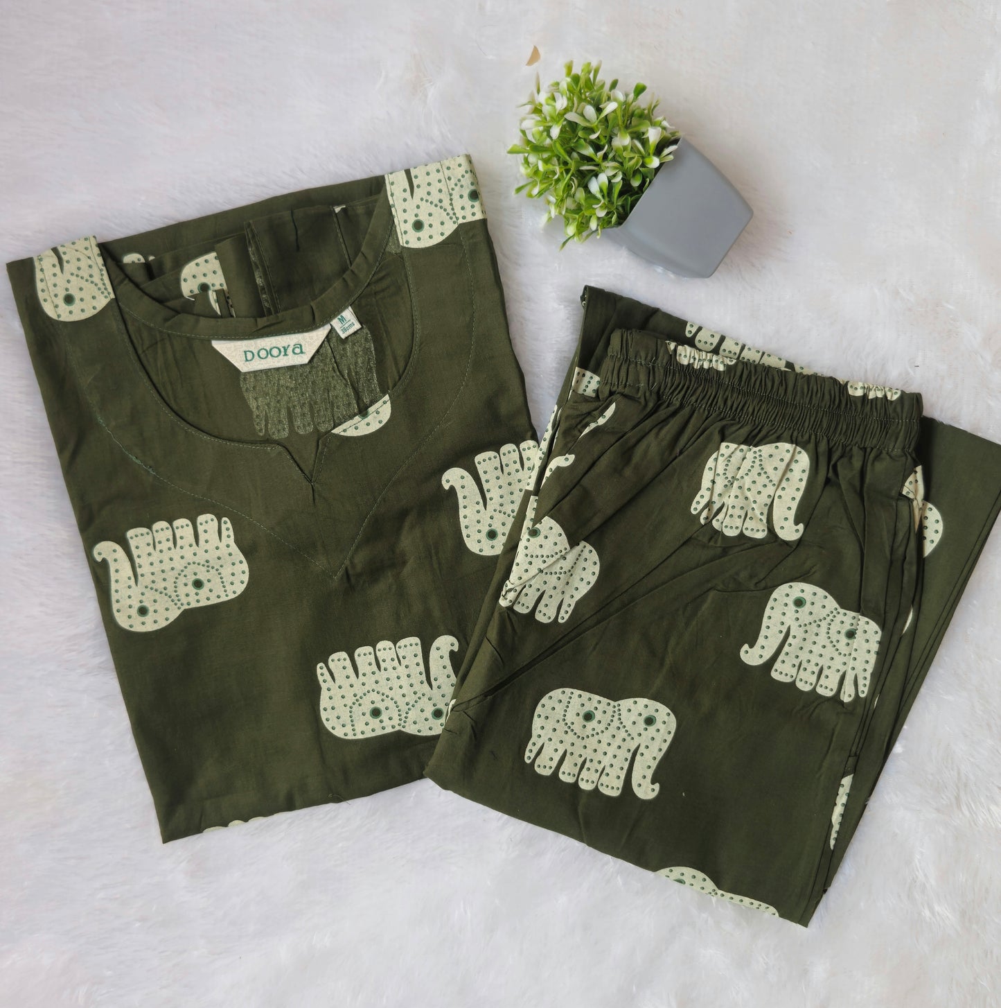 Regular Wear Cotton Co-ord Set