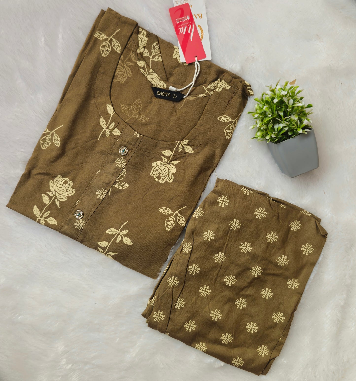 Regular Wear Rayon Co-ord Set