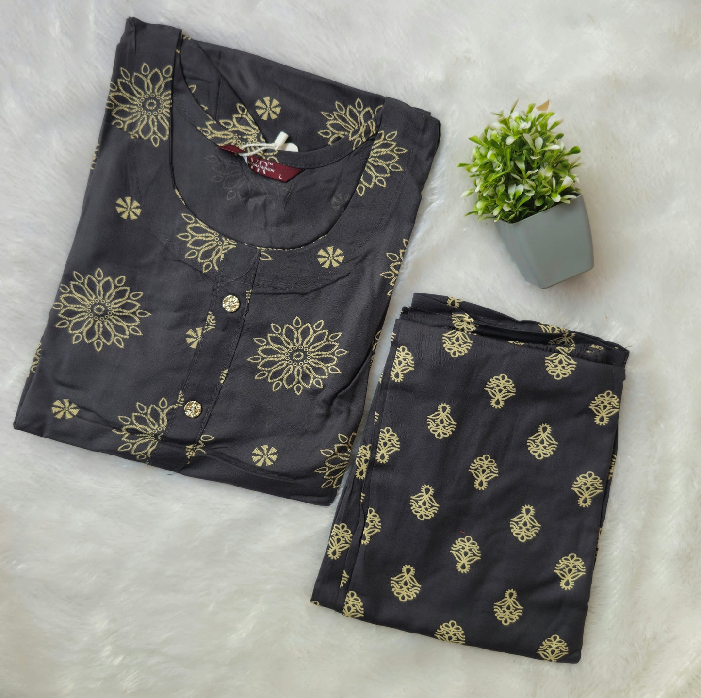 Regular Wear Rayon Co-ord Set