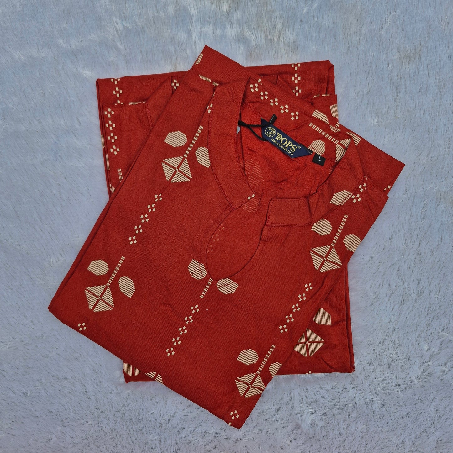 🌸Premium Rayon 44" Side-Slit Kurti