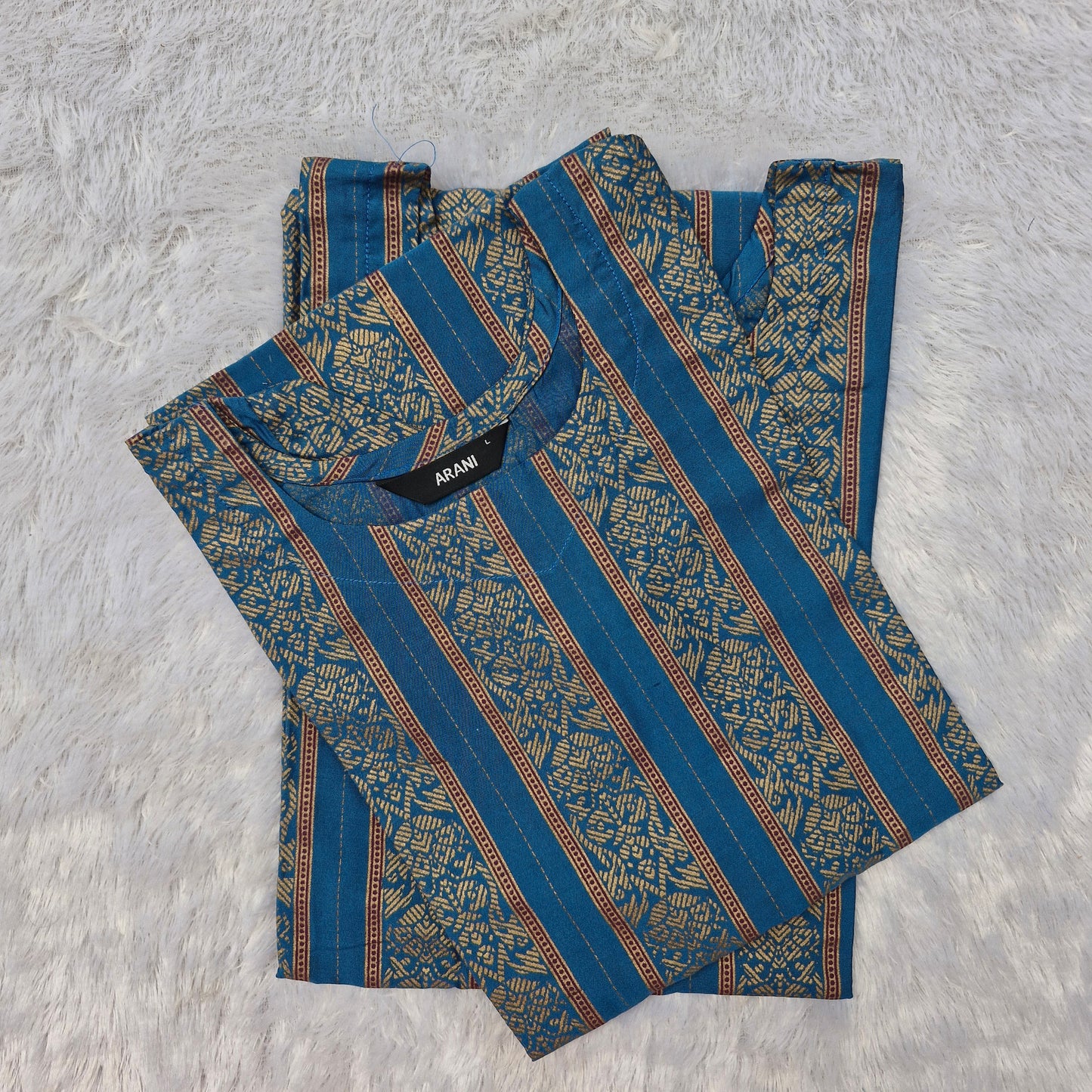 Casual Wear Vatican Silk Kurti | Blue