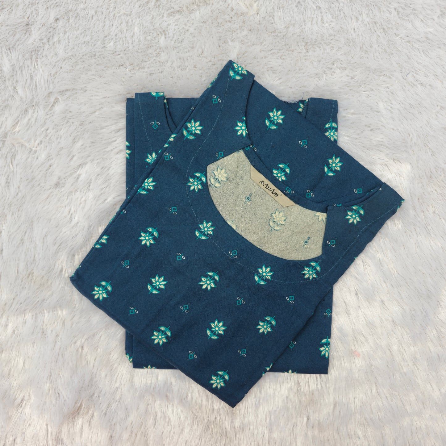 Casual Wear Rayon Kurti | Blue