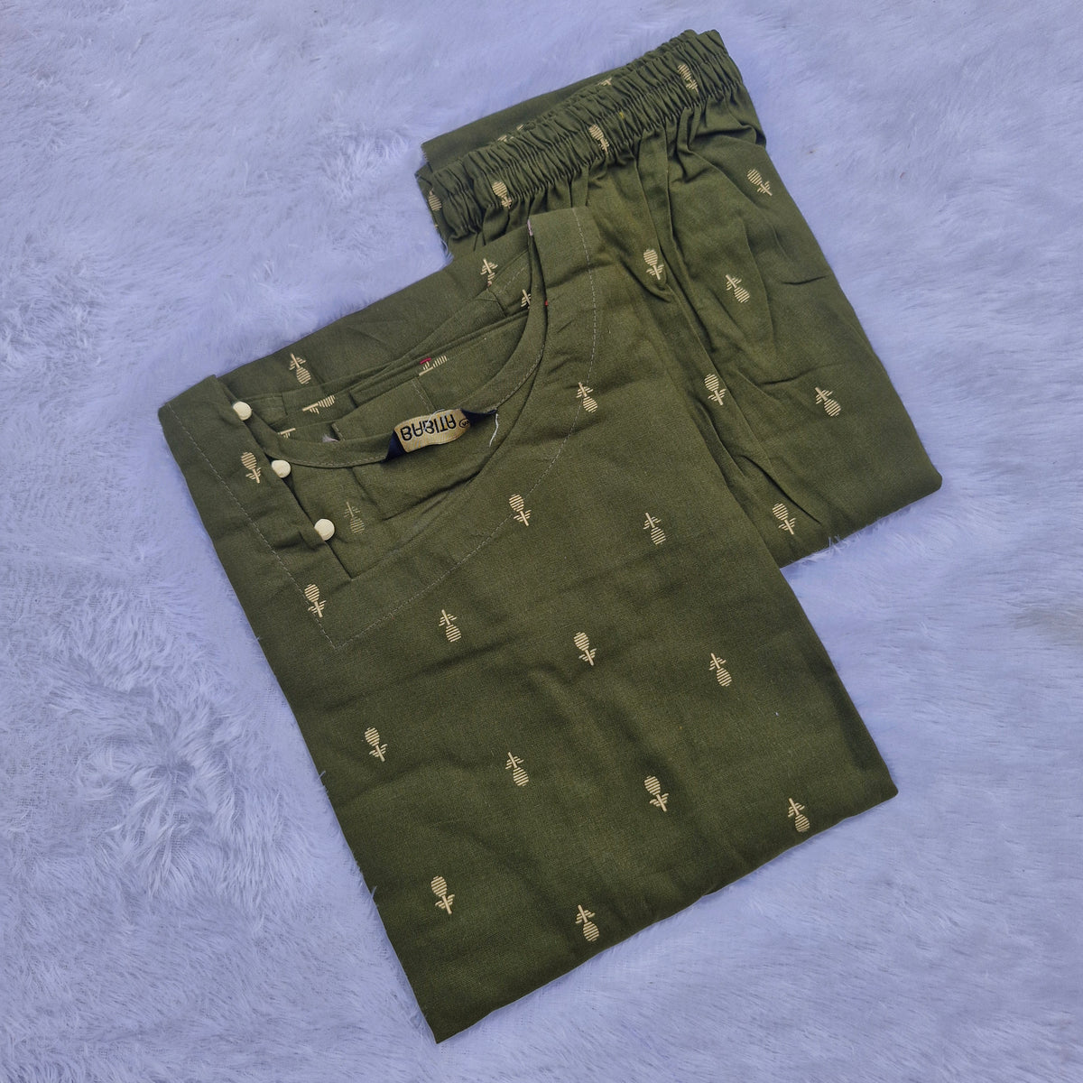 Cotton Co-ord Set | Green