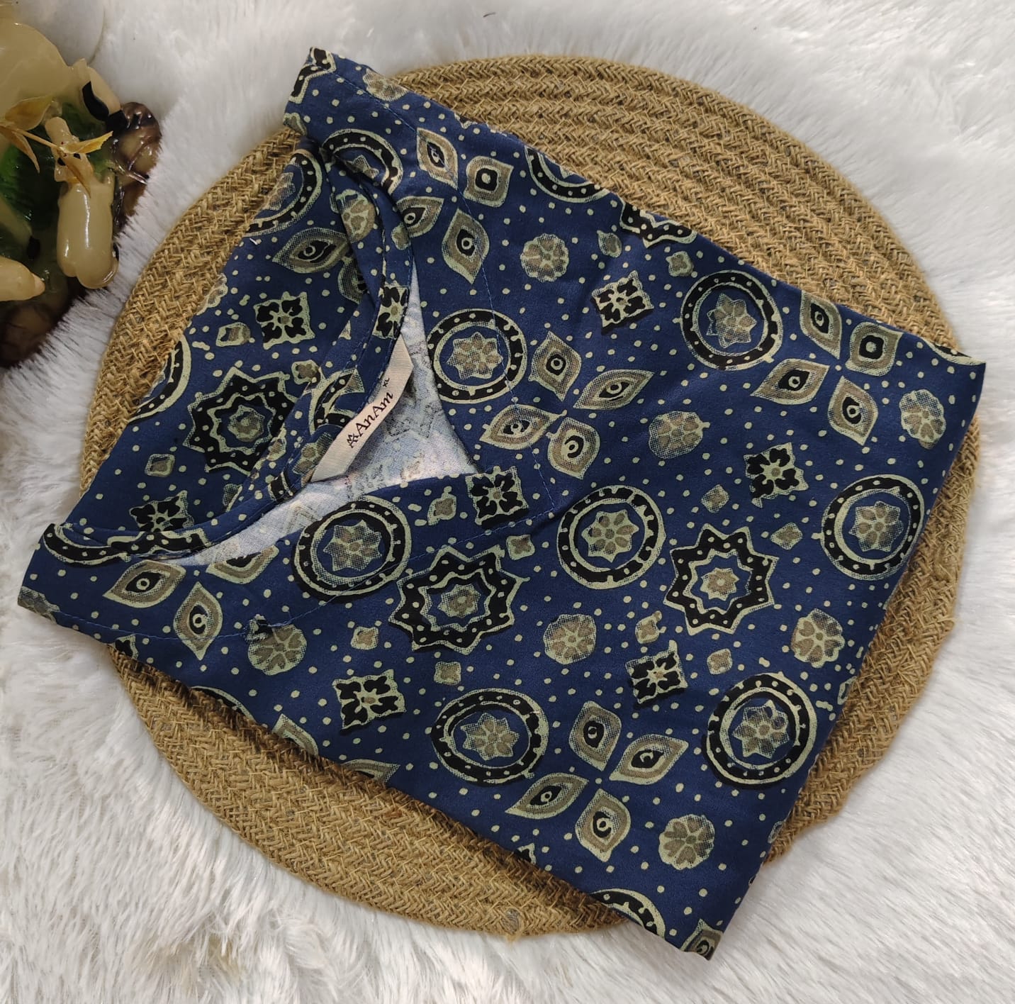 Hand Block Printed Kalamkari Kurti