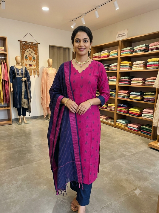 🤎Women Ethnic Wear Kurta Set with Dupatta