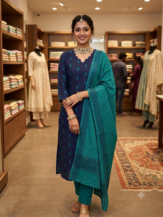 🤎Women Ethnic Wear Kurta Set with Dupatta