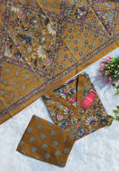 Cotton Kurta Set with Dupatta