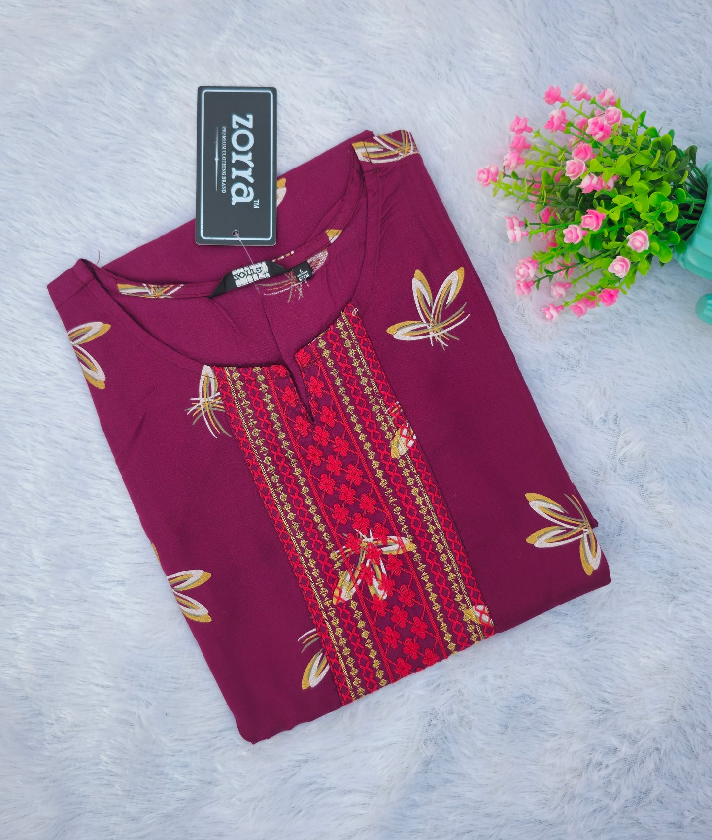 Office Wear Cotton Kurti