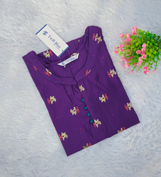 Casual Wear Silk Kurti