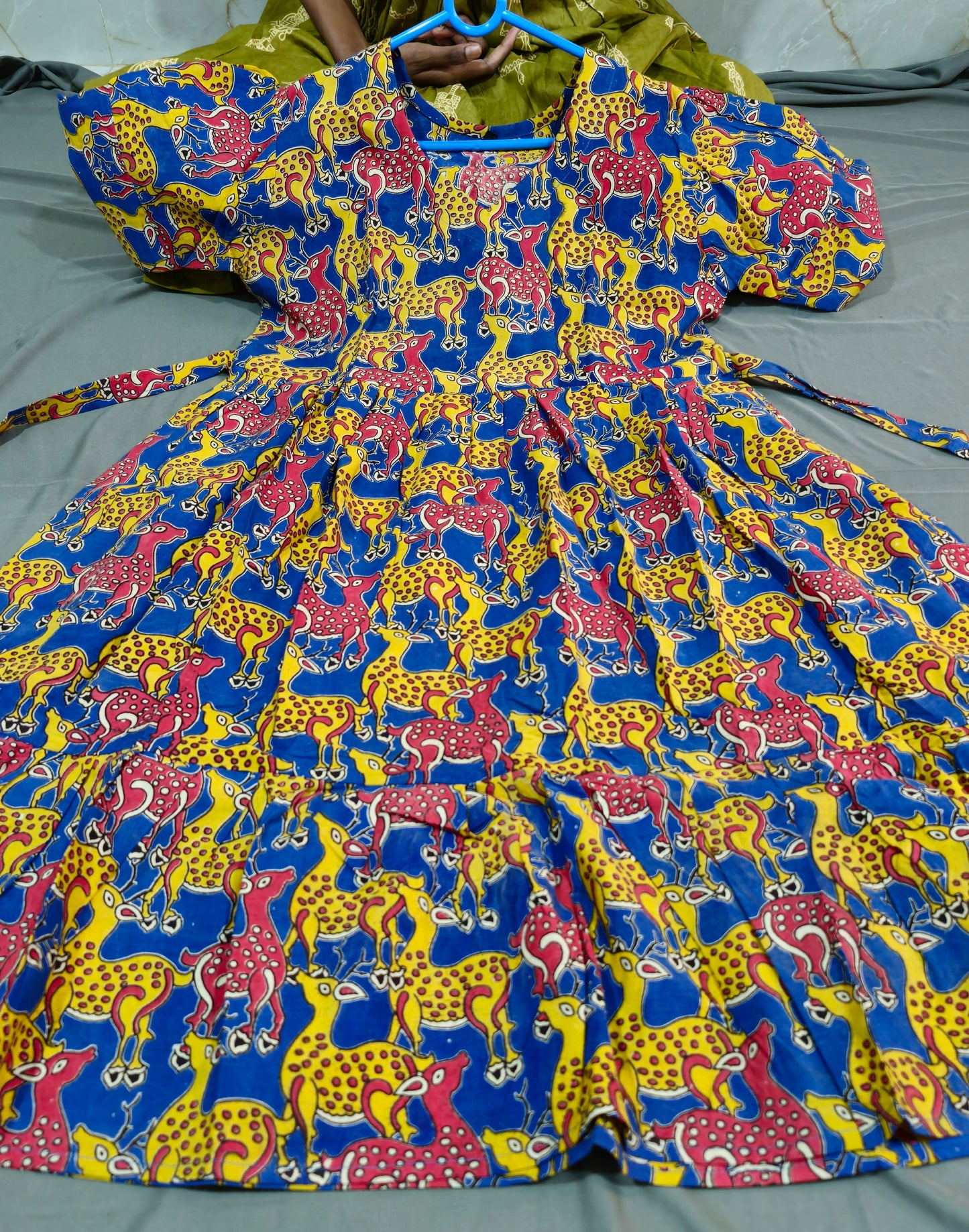 Kalamkari Hand Printed Frock