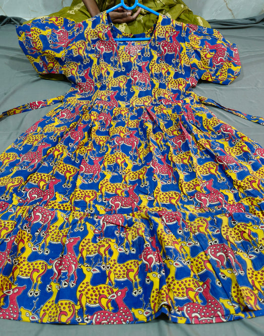 Kalamkari Hand Printed Frock