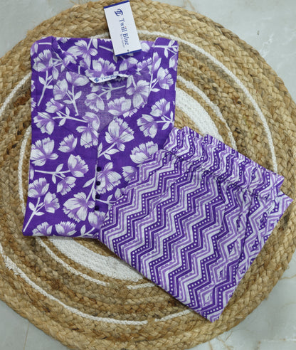 Office Wear Cotton Co-ord Set
