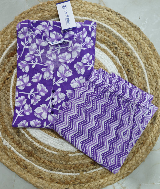 Office Wear Cotton Co-ord Set