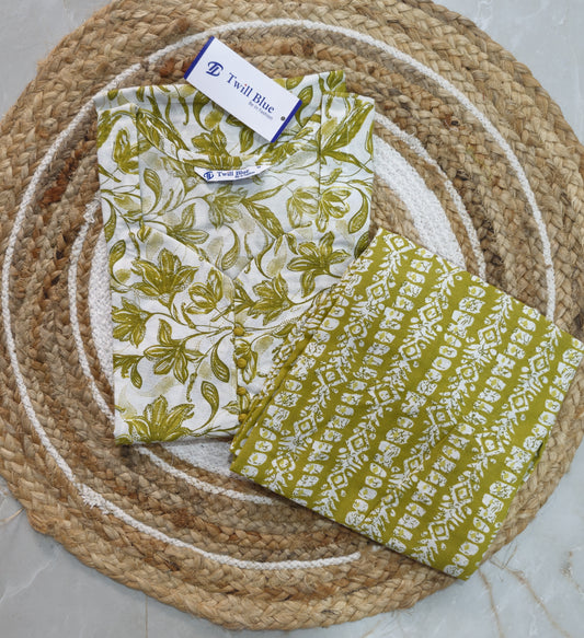 Office Wear Cotton Co-ord Set