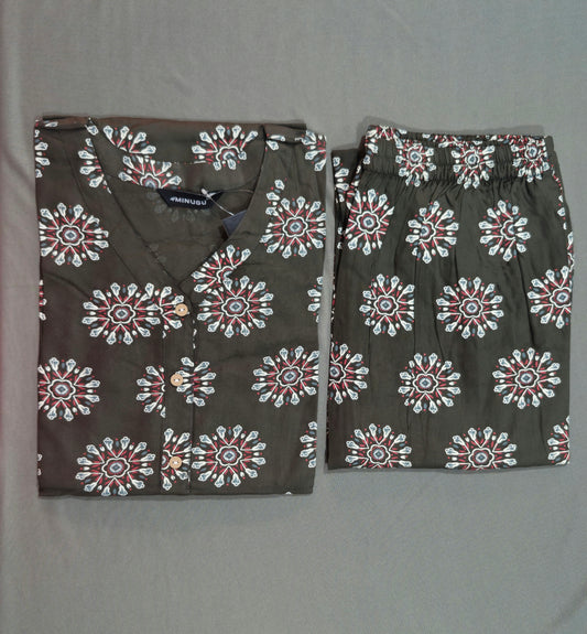 Regular Wear Rayon Co-ord Set