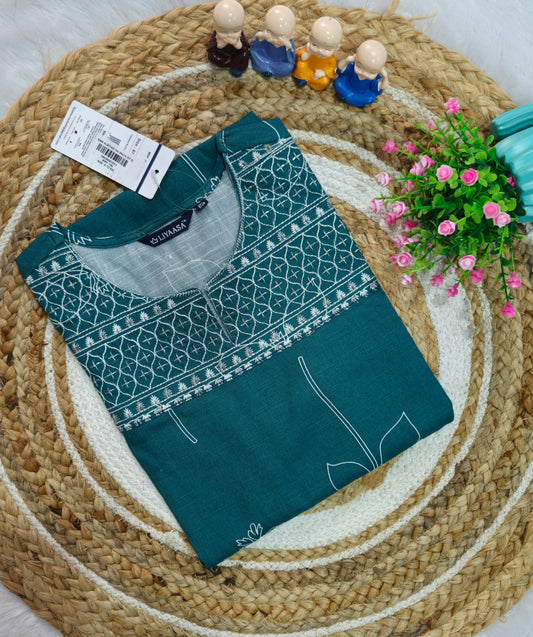 Office Wear Rayon Kurti