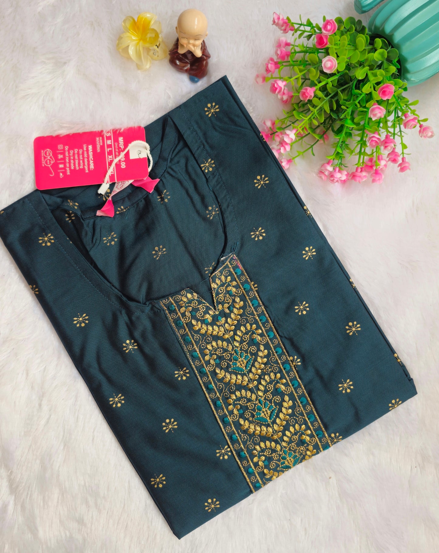 Office Wear Silk Kurti