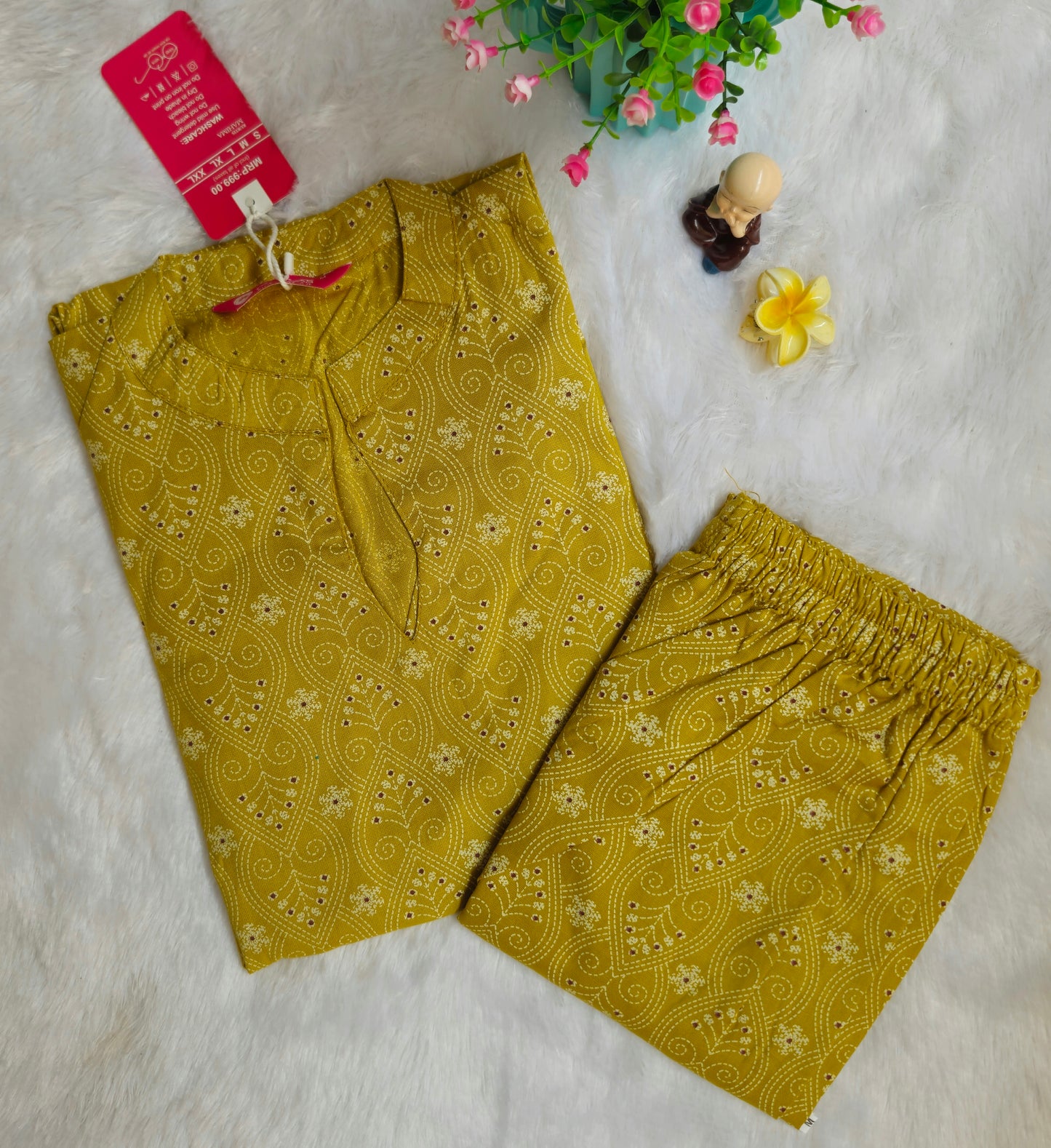 Office Wear Cotton Co-ord Set