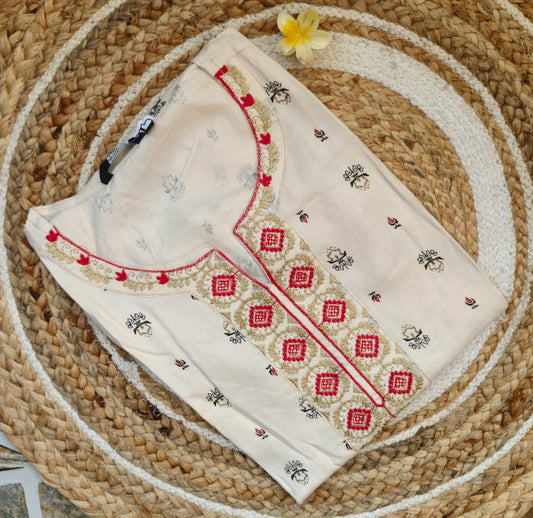 Casual Wear Embroidery Kurti