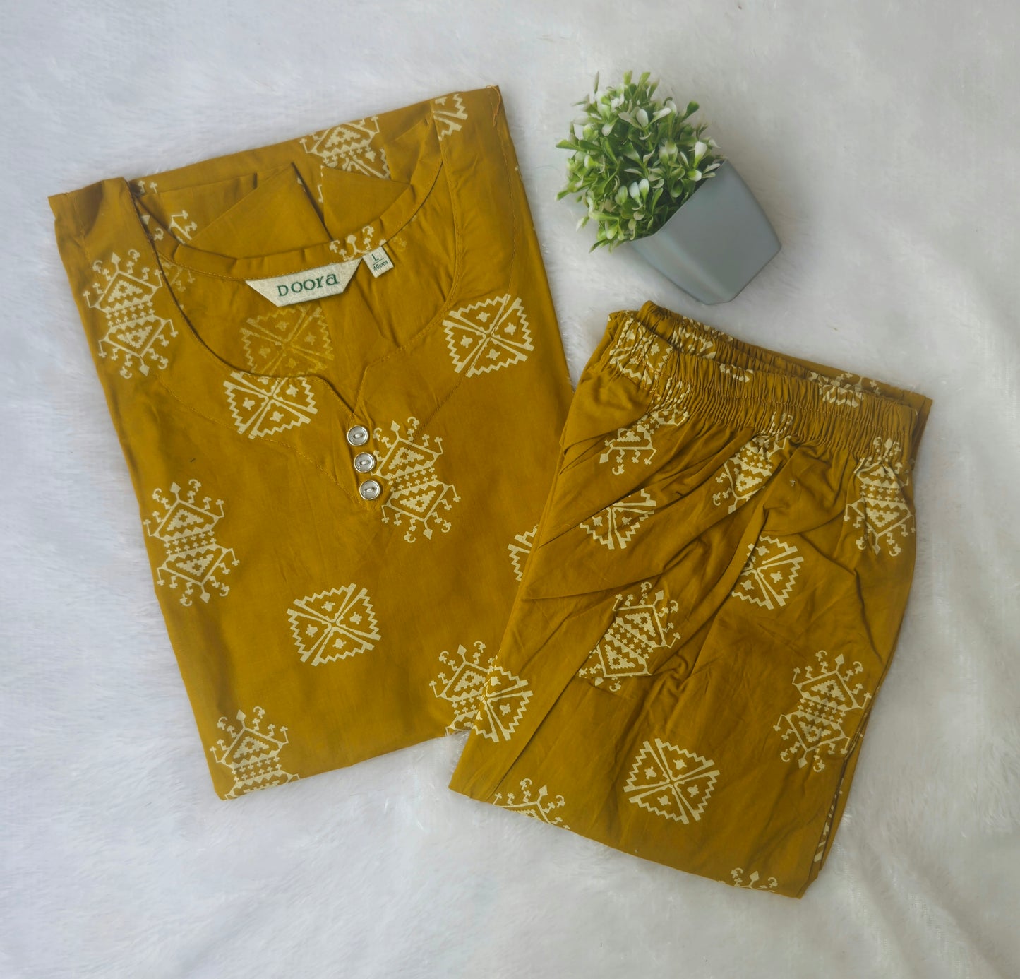 Regular Wear Cotton Co-ord Set