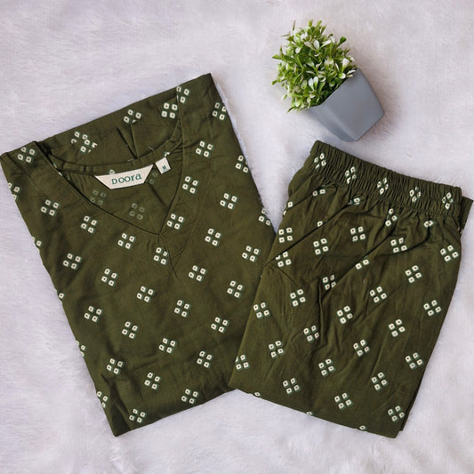 Regular Wear Cotton Co-ord Set