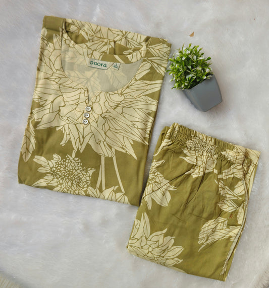Regular Wear Rayon Co-ord Set