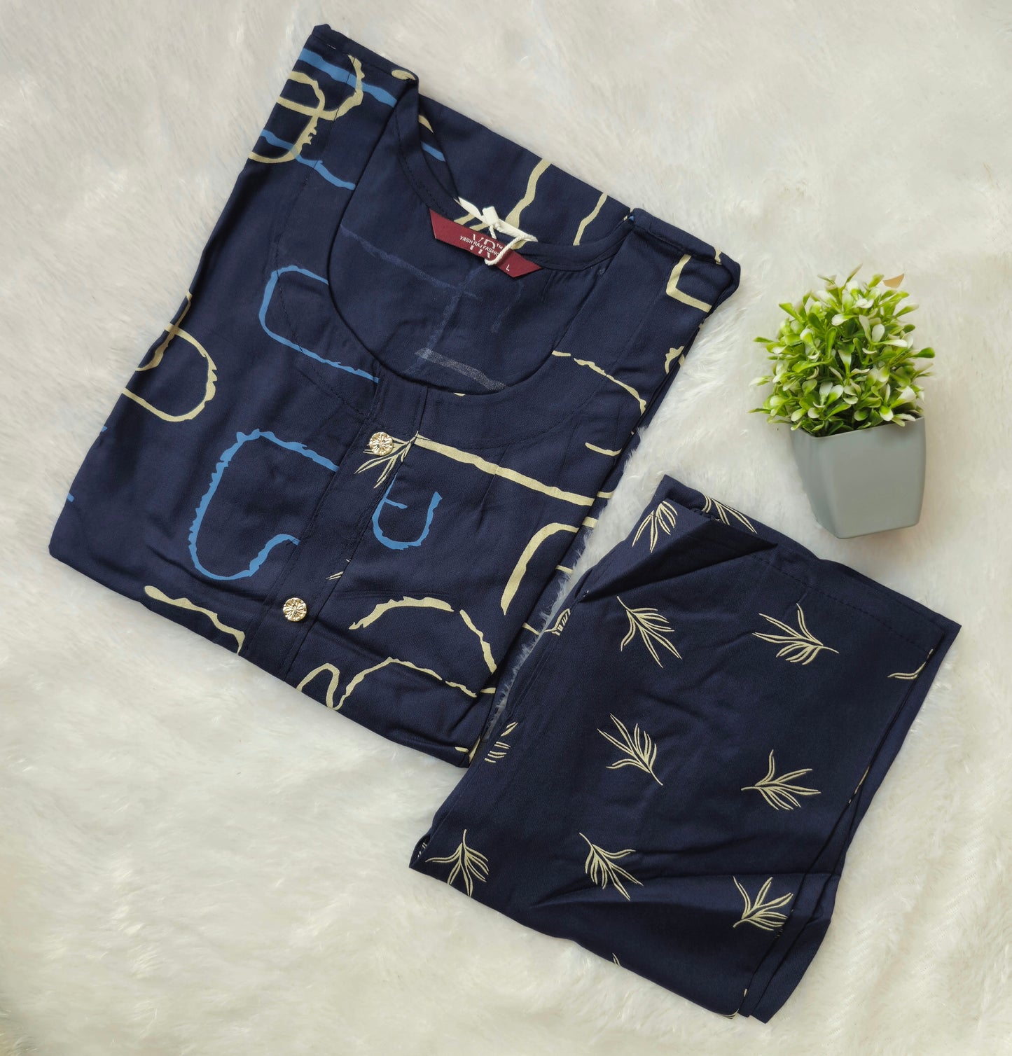 Regular Wear Rayon Co-ord Set
