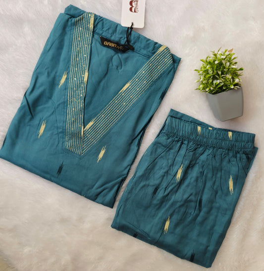 Regular Wear Rayon Co-ord Set