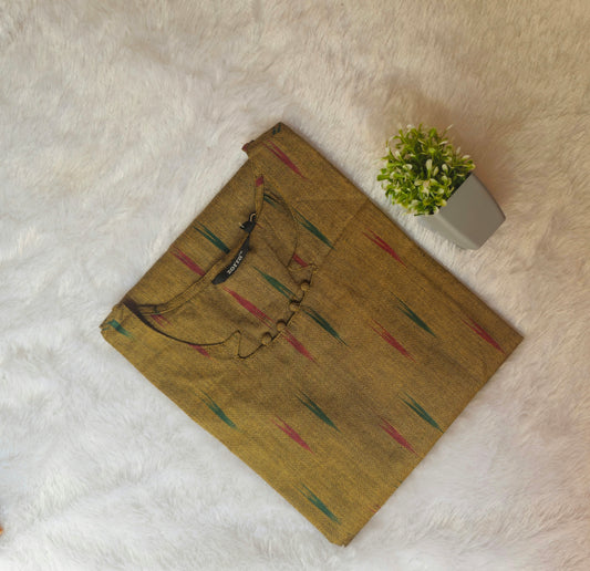 Casual Wear Ikkat Kurti