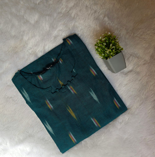 Casual Wear Ikkat Kurti