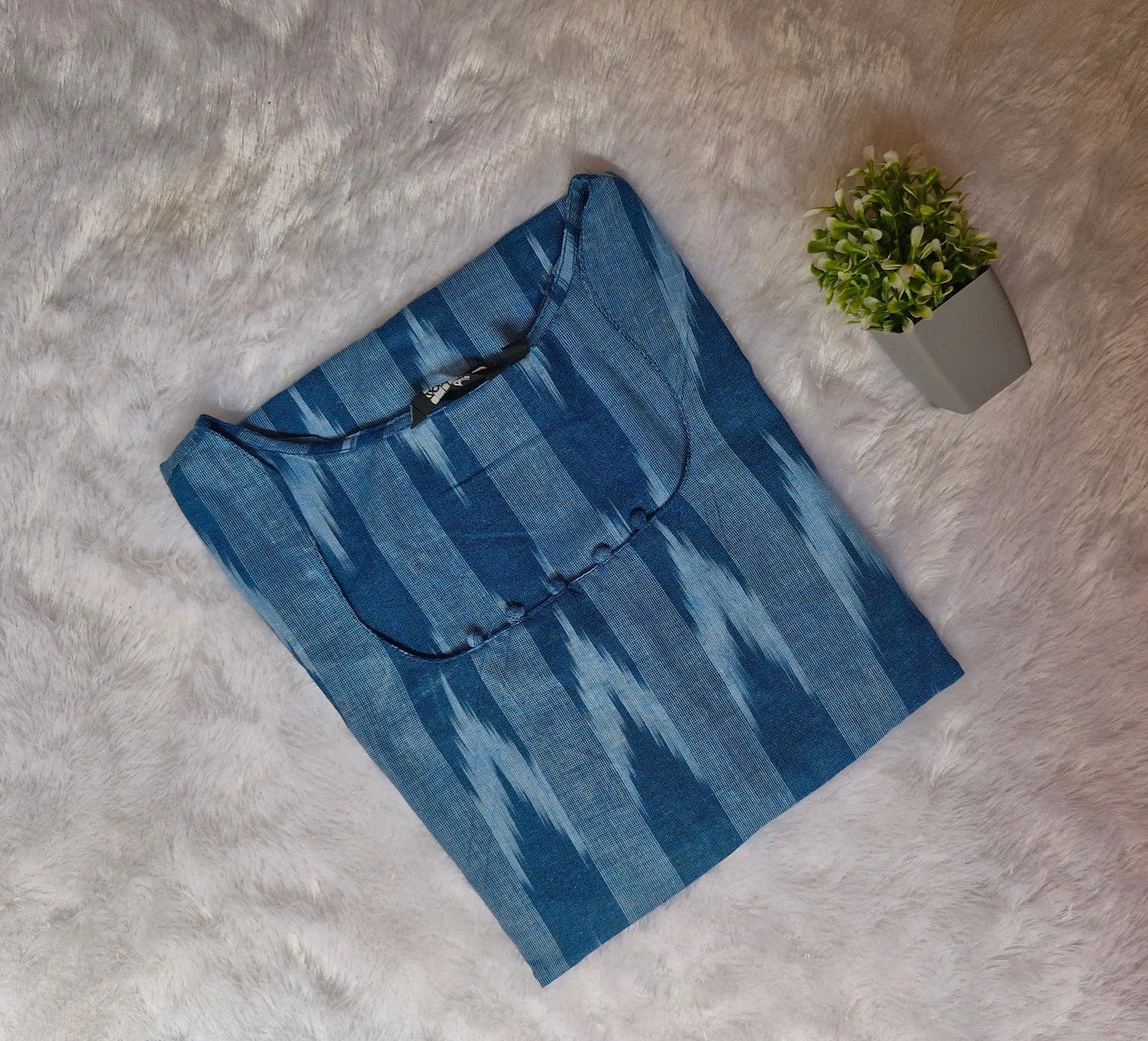 Casual Wear Ikkat Kurti