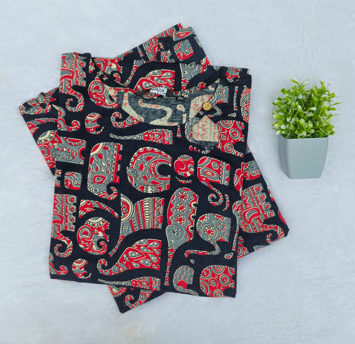 Zorra Premium Kalamkari Cotton Kurti