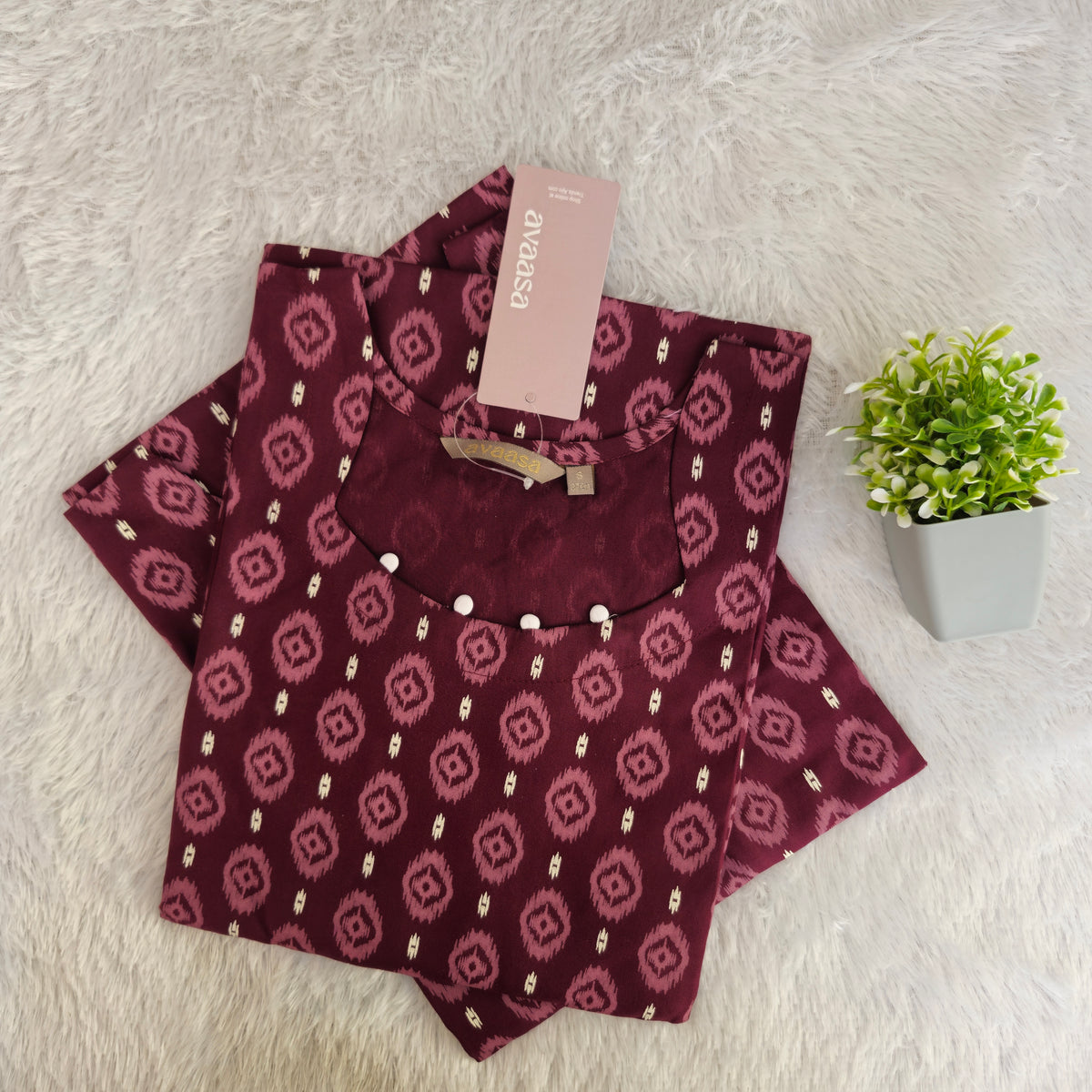 Avaasa Premium Rayon Kurti | Everyday Elegance