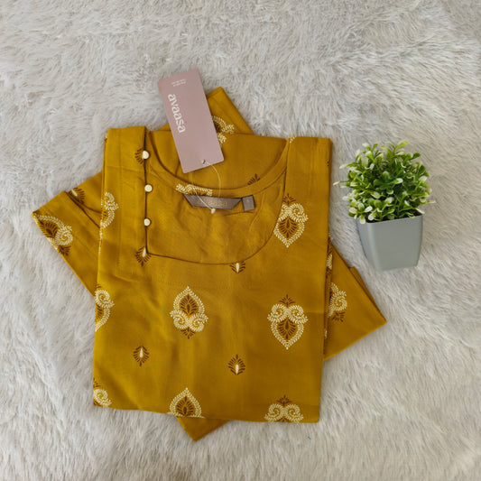 Avaasa Premium Rayon Kurti | Everyday Elegance