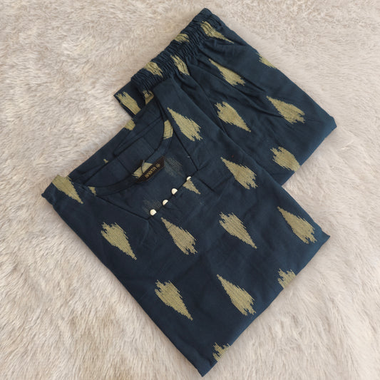 Premium Cotton Co-ord Set for Women | Teal
