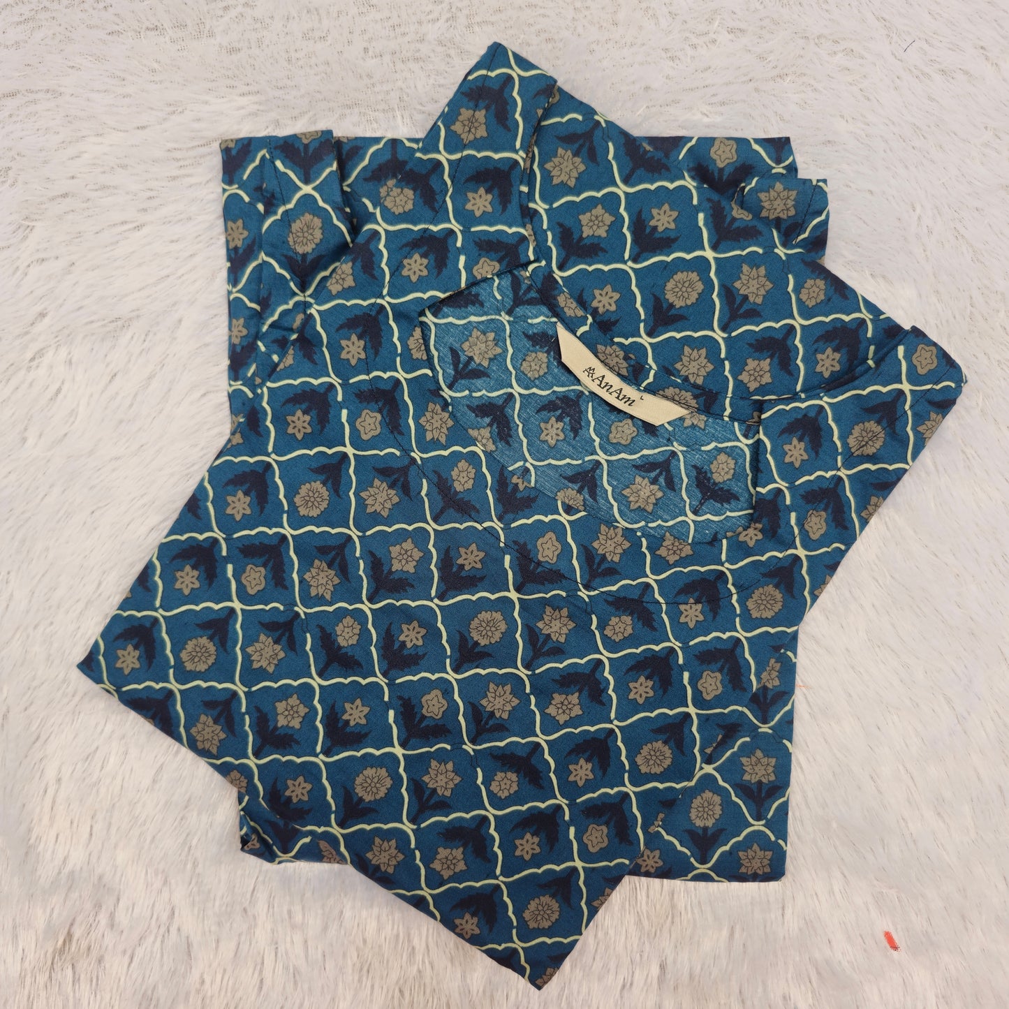 Casual Wear Rayon Kurti | Blue