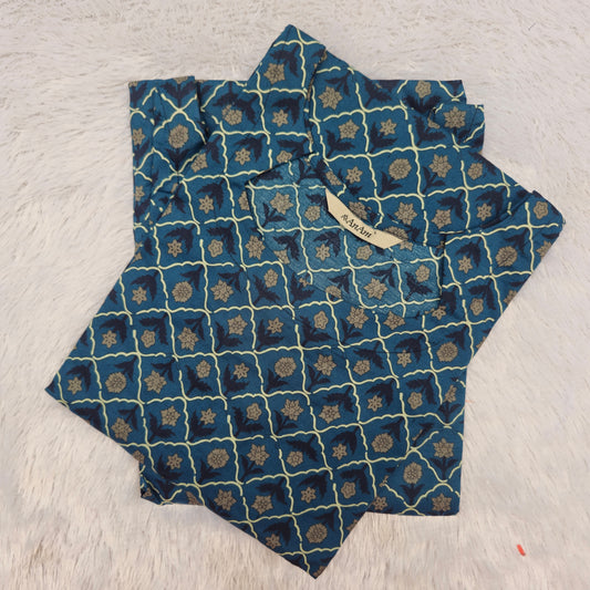 Casual Wear Rayon Kurti | Blue