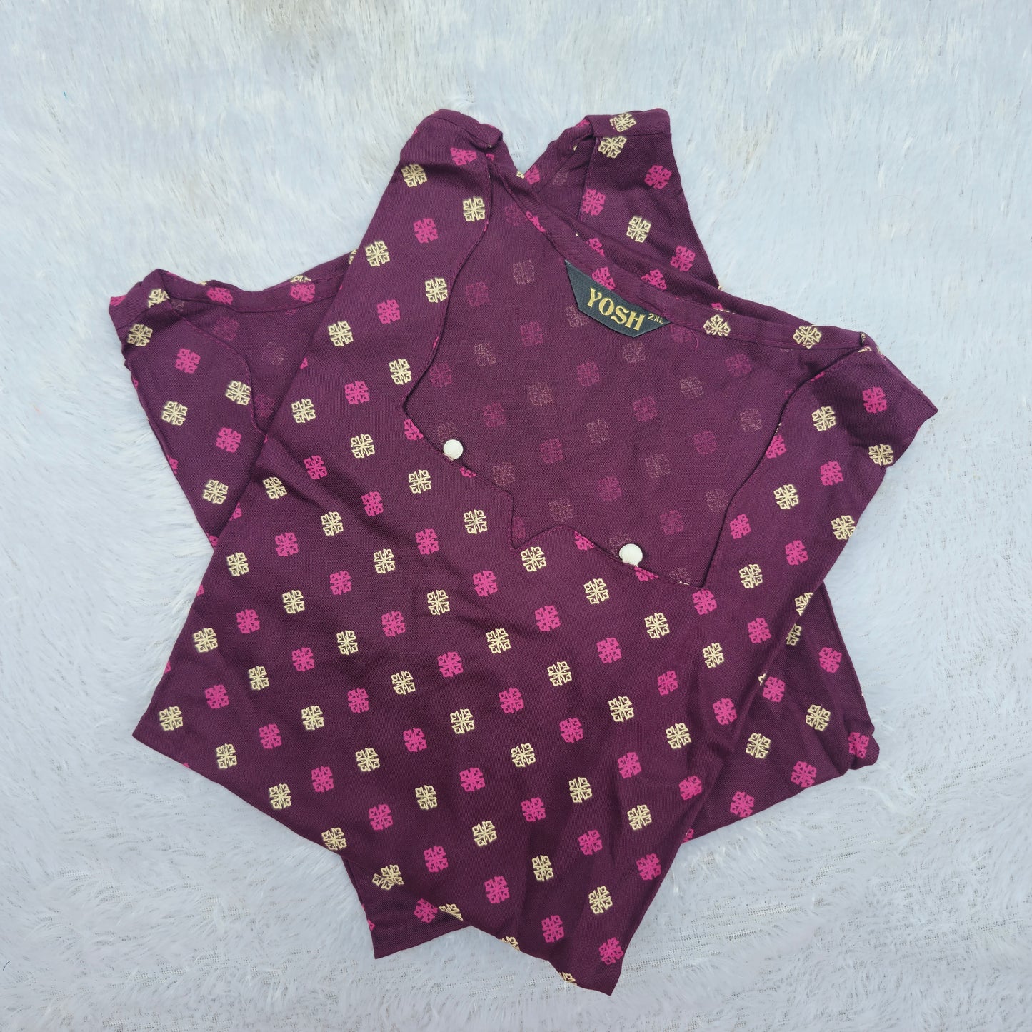 Casual Wear Rayon Kurti | Purple