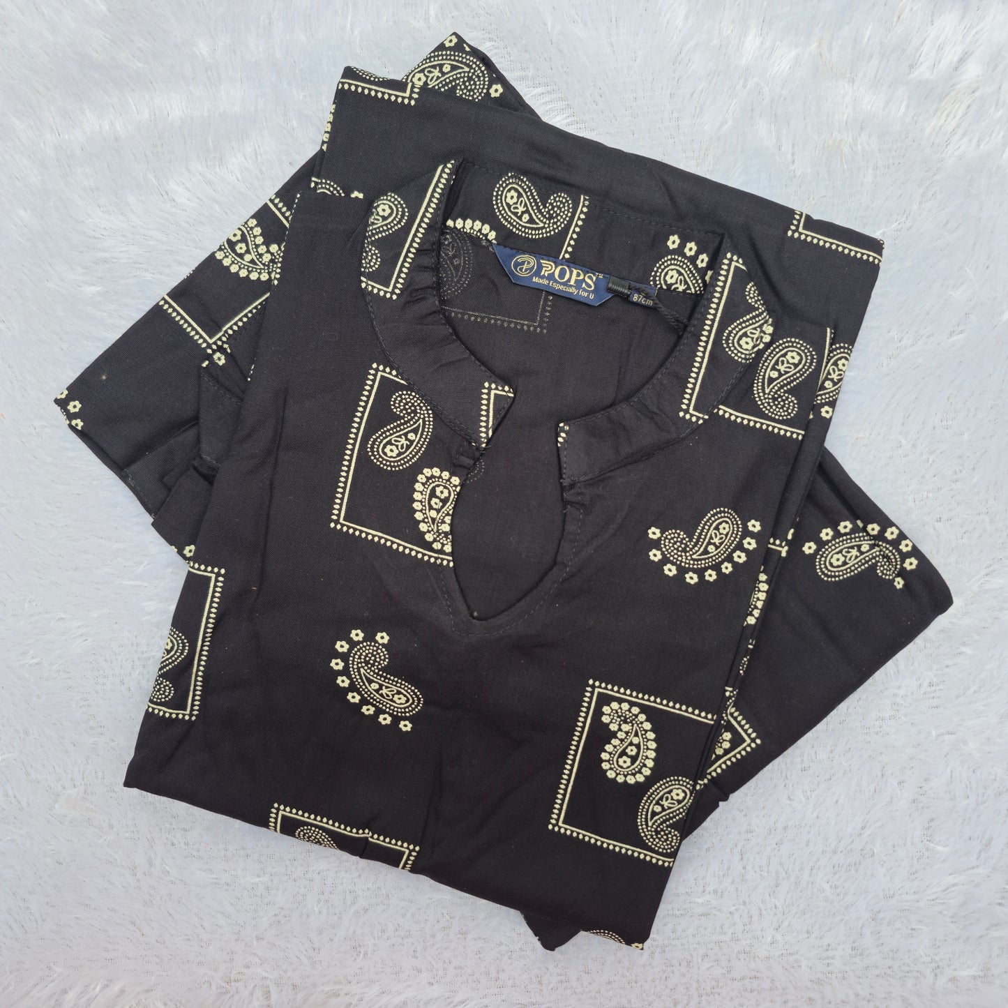 🌸Premium Rayon 44" Side-Slit Kurti