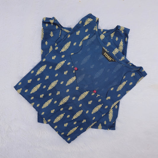 Everyday Elegance Rayon Straight Fit Kurti | Trendy Neck Designs