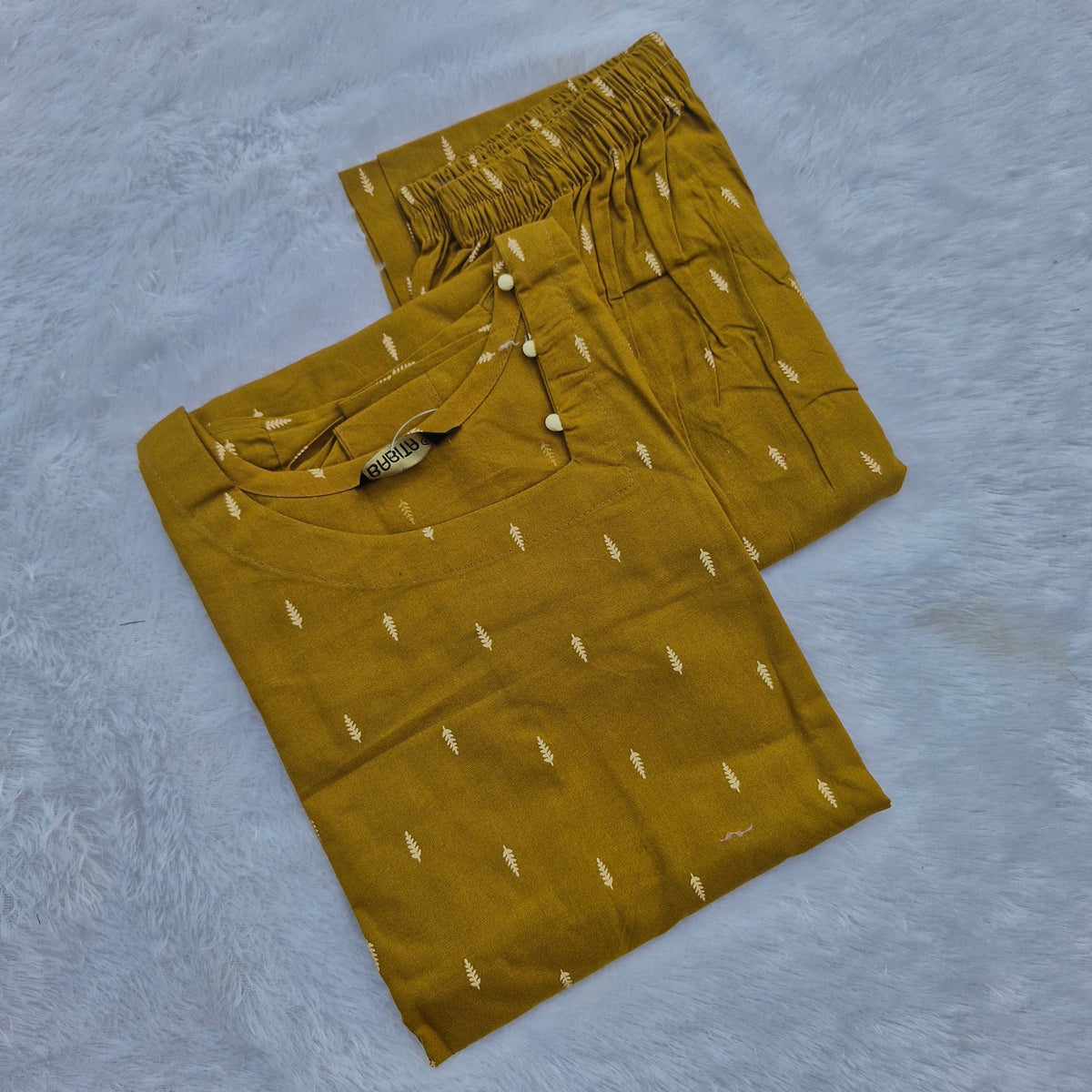Cotton Co-ord Set | Yellow
