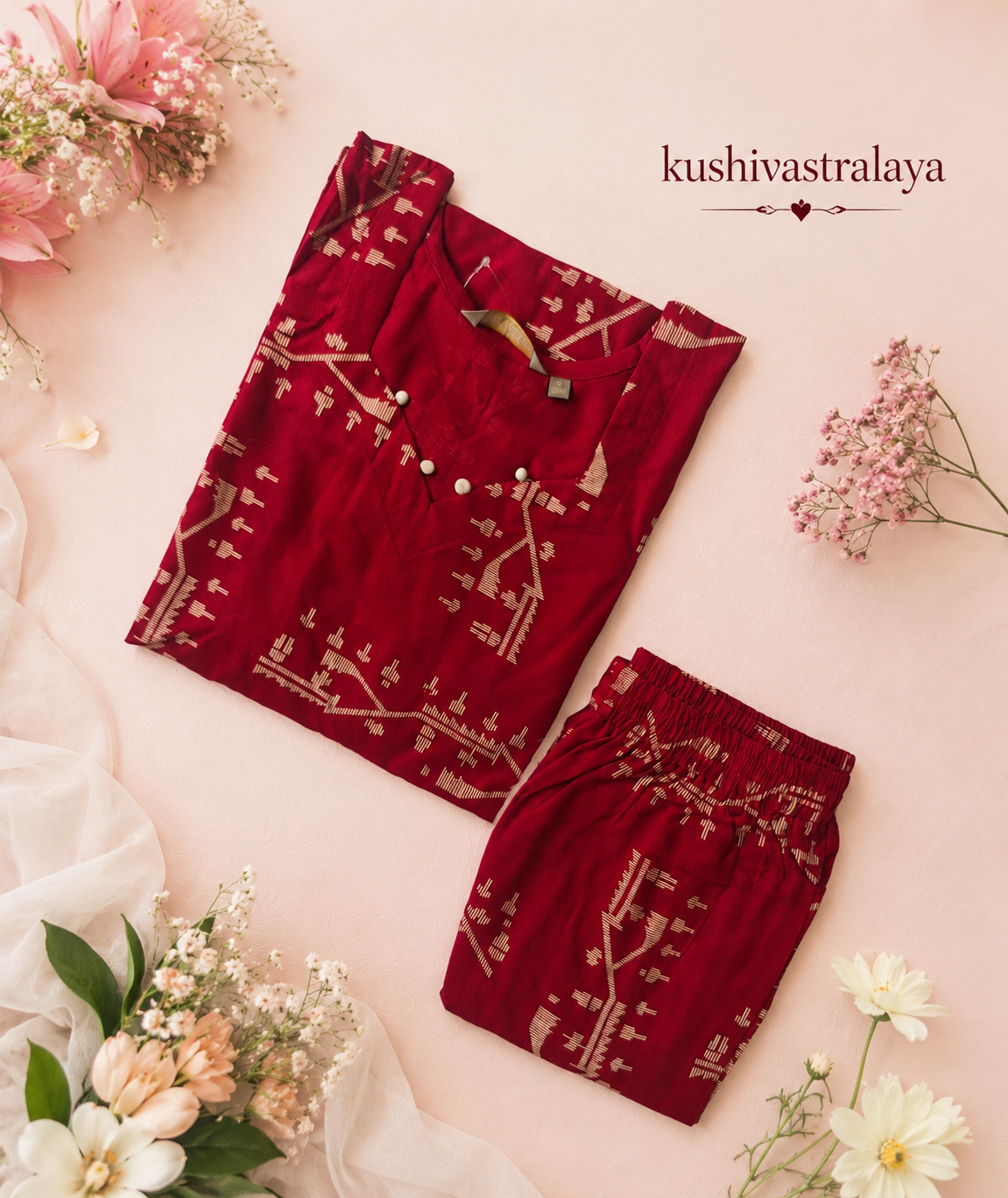 Avaasa Premium Rayon Co-ord Set