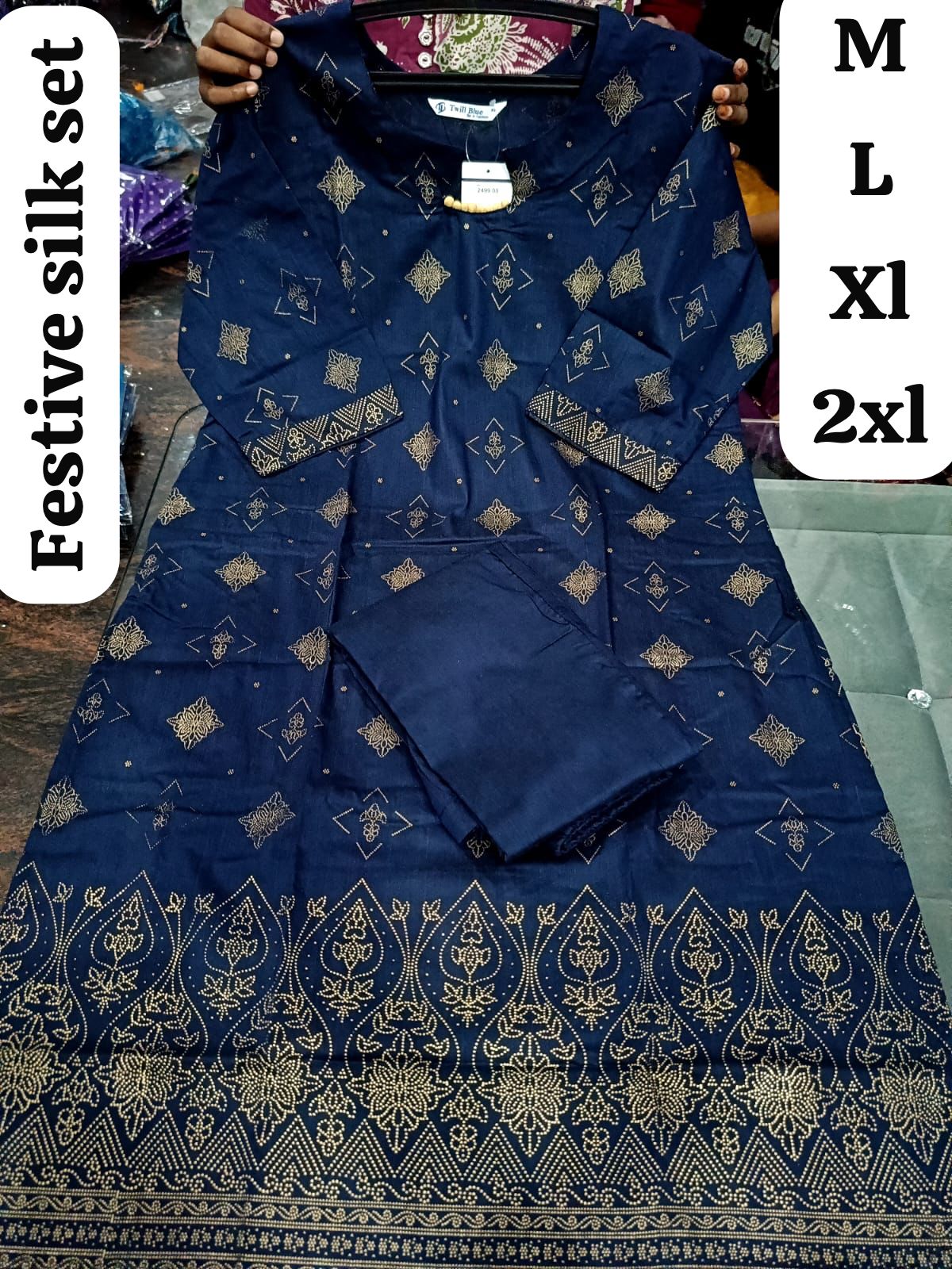 Festive Silk Co-ord set