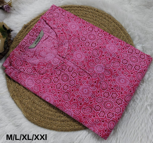 Office Wear Pure Cotton Kurti