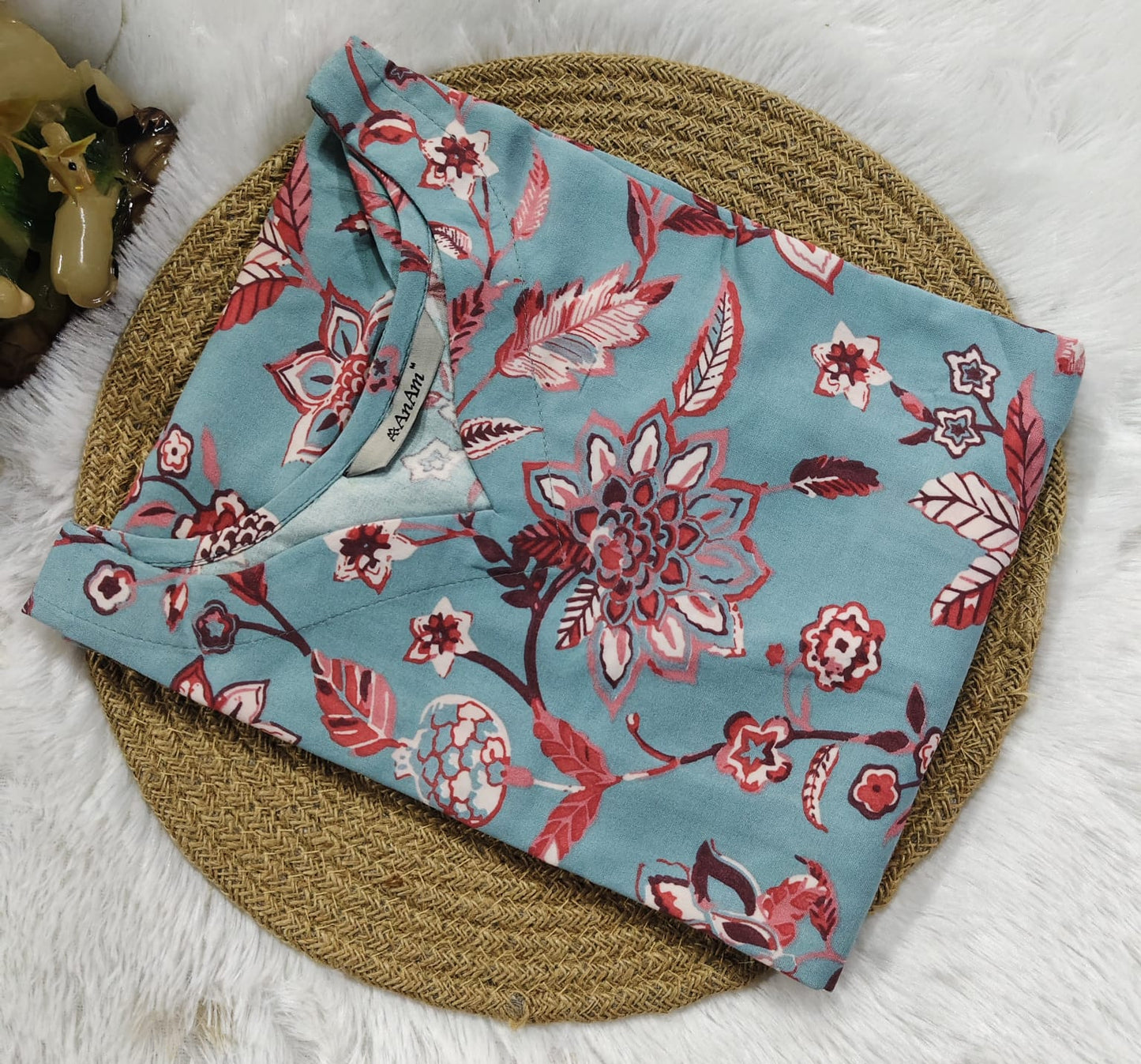Hand Block Printed Kalamkari Kurti
