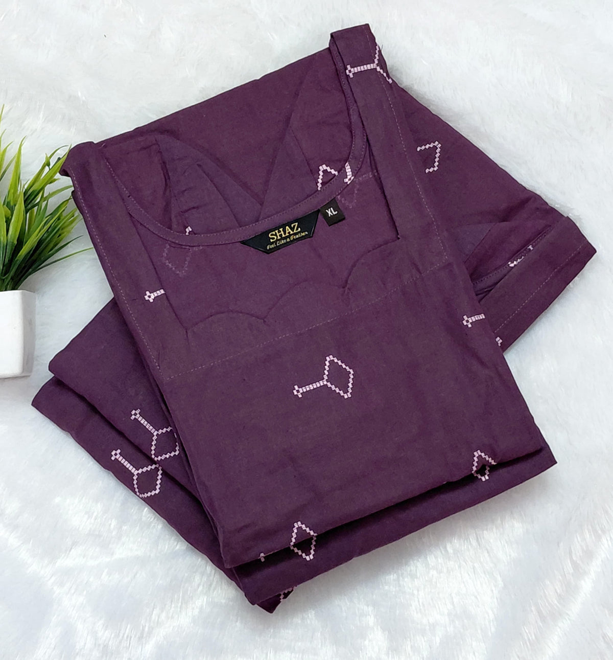 Premium Cotton Kurti | Trendy Neck Pattern
