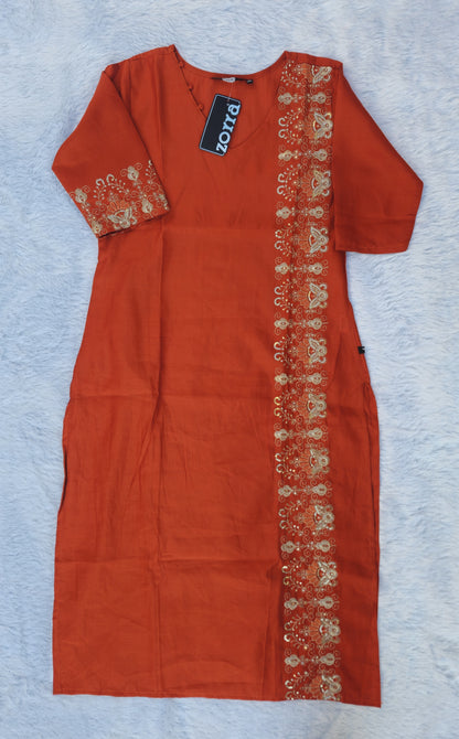 Festive Embroidery Kurti
