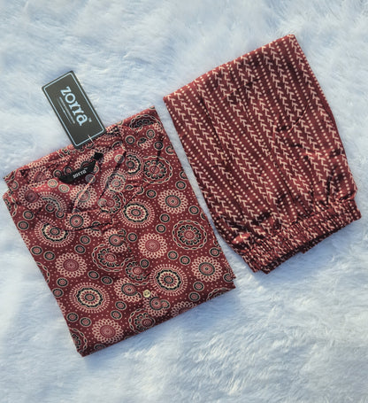 Kalamkari Cotton Co-ord Set